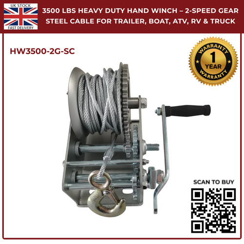 3500lbs 2gang manuelle - 3500lbs,